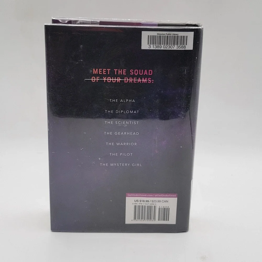 Amie Kaufman Aurora Rising Hardcover First Edition Ex-Library YA Sci-Fi Good